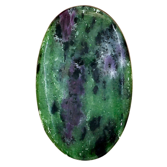 Ruby-Zoisite 33.5x21x4.8 mm Oval Gemstone LS03894-66