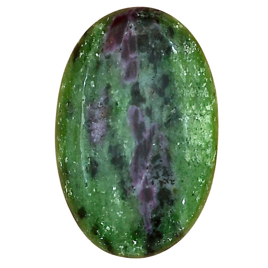 Ruby-Zoisite 33.2x21.6x5.5 mm Oval Gemstone LS03896-66