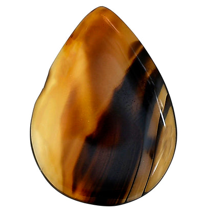 Montana Agate 30.3x22.3x3.5 mm Pear Gemstone LS03901-40