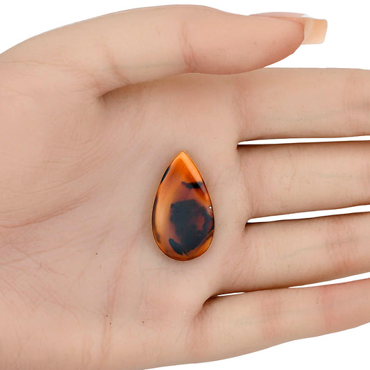 Montana Agate 27.5x15.6x3.7 mm Pear Gemstone LS03902-40