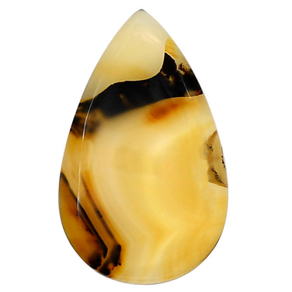 Montana Agate 34x21x4.5 mm Pear Gemstone LS03907-40