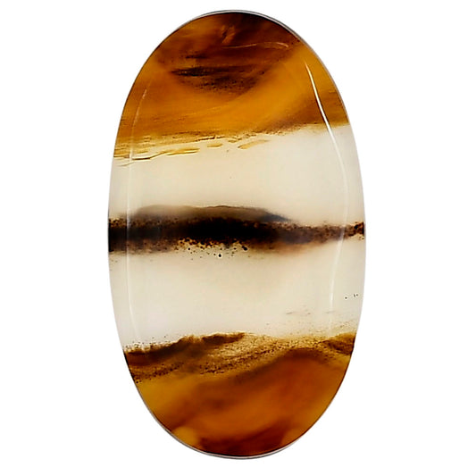 Montana Agate 30.5x17.6x3.5 mm Oval Gemstone LS03910-40