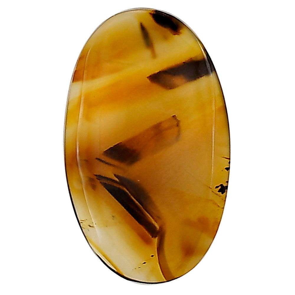 Montana Agate 25.6x15.5x3 mm Oval Gemstone LS03913-40