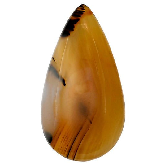 Montana Agate 32.9x17.75x5 mm Pear Gemstone LS03927-40