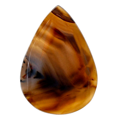 Montana Agate 29.5x21x3.5 mm Pear Gemstone LS03928-40