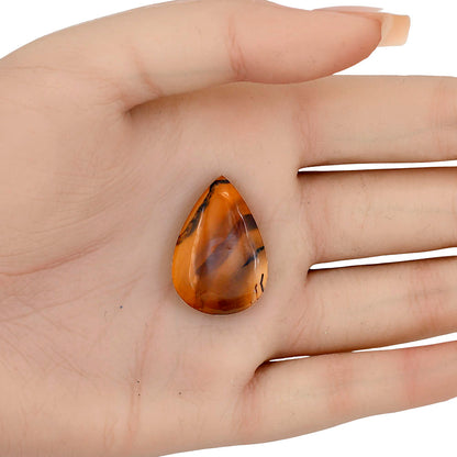 Montana Agate 27.75x19.15x6 mm Pear Gemstone LS03932-40