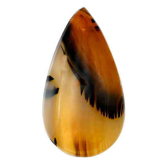 Montana Agate 32.3x17.8x5.5 mm Pear Gemstone LS03933-40