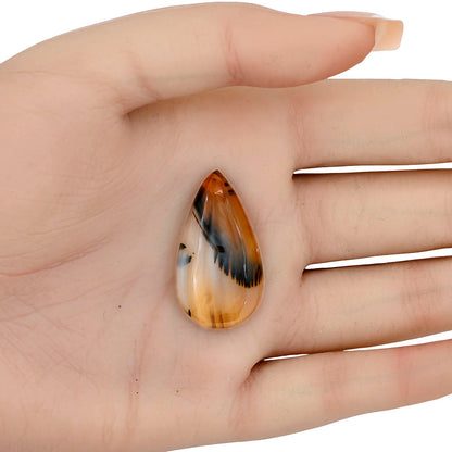 Montana Agate 32.3x17.8x5.5 mm Pear Gemstone LS03933-40