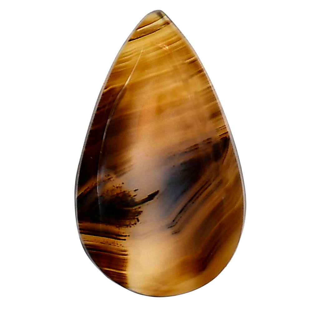 Montana Agate 29.7x18x5 mm Pear Gemstone LS03934-40