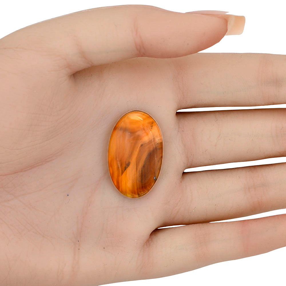 Montana Agate 28.5x18x5 mm Oval Gemstone LS03940-40