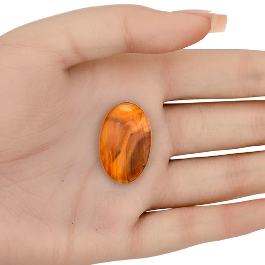 Montana Agate 28.5x18x5 mm Oval Gemstone LS03940-40