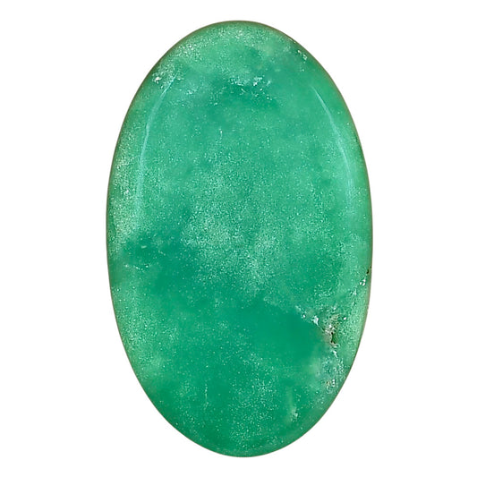 Boulder Chrysoprase 35.7x22x5.5 mm Oval Gemstone LS03952-67