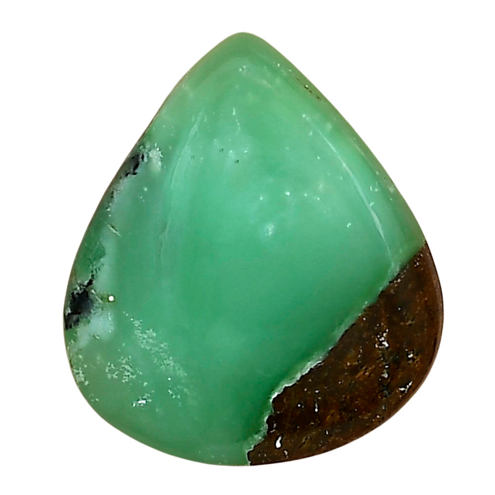 Boulder Chrysoprase 23.7x20.8x5.5 mm Pear Gemstone LS03955-67
