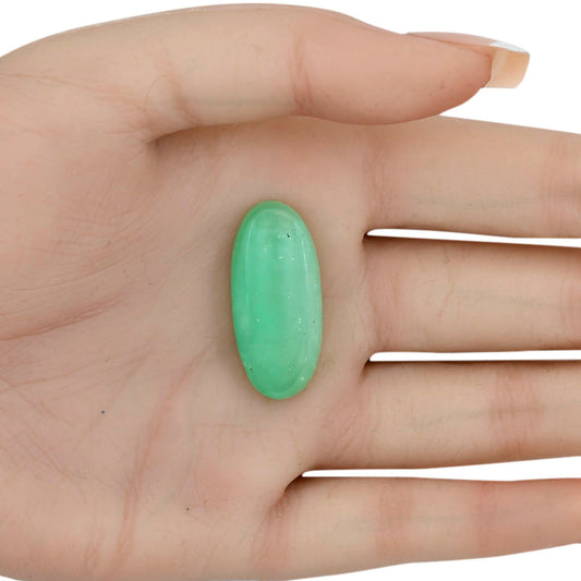 Boulder Chrysoprase 30.7x14x5.5 mm Oval Gemstone LS03956-67