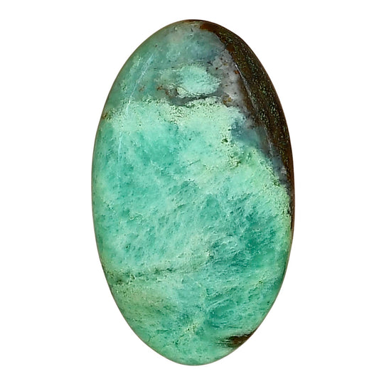Boulder Chrysoprase 31.85x18.7x4.8 mm Oval Gemstone LS03958-67