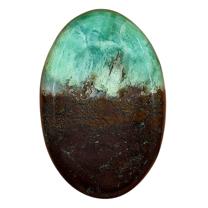 Boulder Chrysoprase 35x23.3x6.8 mm Oval Gemstone LS03959-67