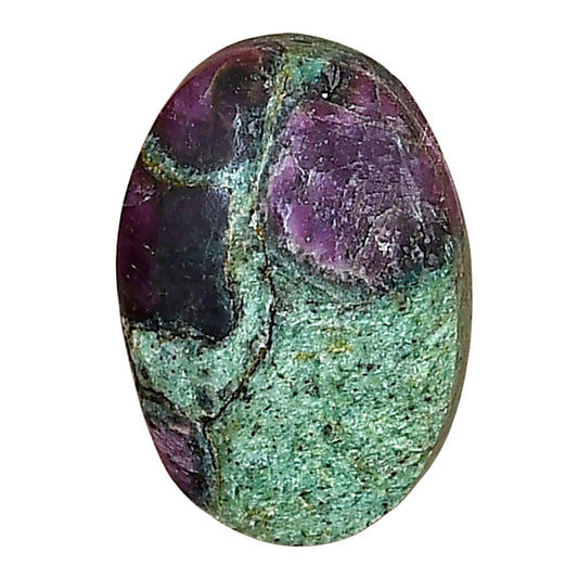 Ruby-In-Fuchsite 21.6x14.8x5.5 mm Oval Gemstone LS03970-68