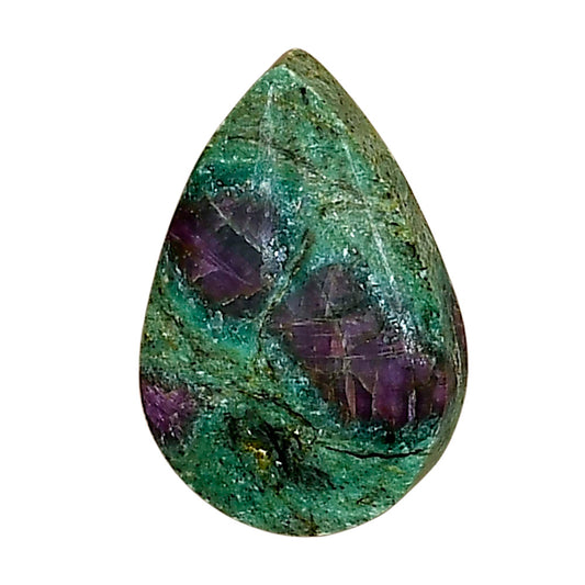 Ruby-In-Fuchsite 21.5x14.15x5.7 mm Pear Gemstone LS03973-68