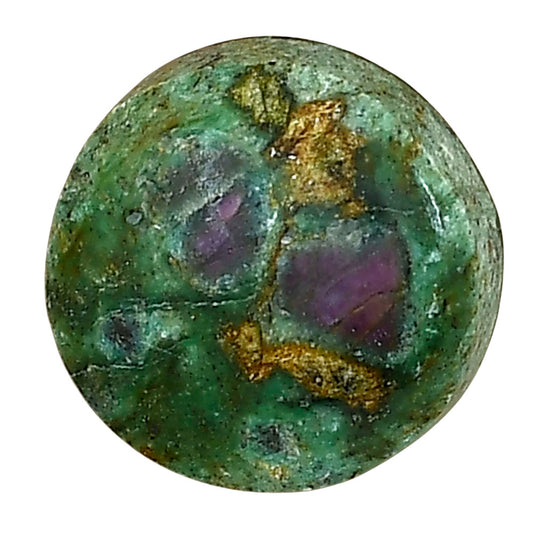 Ruby-In-Fuchsite 17.8x17.8x6 mm Round Gemstone LS03974-68
