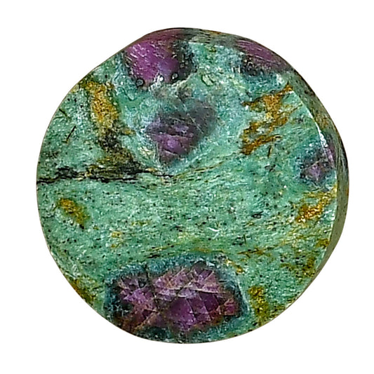 Ruby-In-Fuchsite 19.7x19.7x5.3 mm Round Gemstone LS03976-68