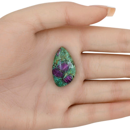 Ruby-In-Fuchsite 28.5x16.4x6 mm Fancy Gemstone LS03977-68