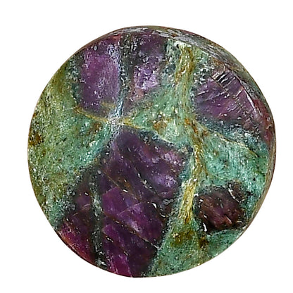 Ruby-In-Fuchsite 21.7x21.7x5.5 mm Round Gemstone LS03978-68