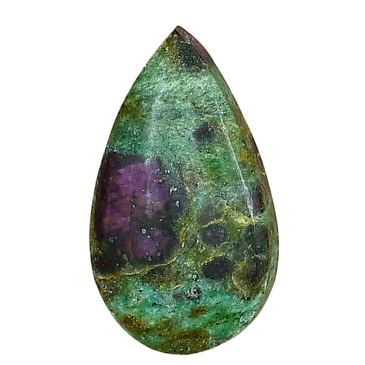 Ruby-In-Fuchsite 29.85x17.1x5.8 mm Pear Gemstone LS03981-68