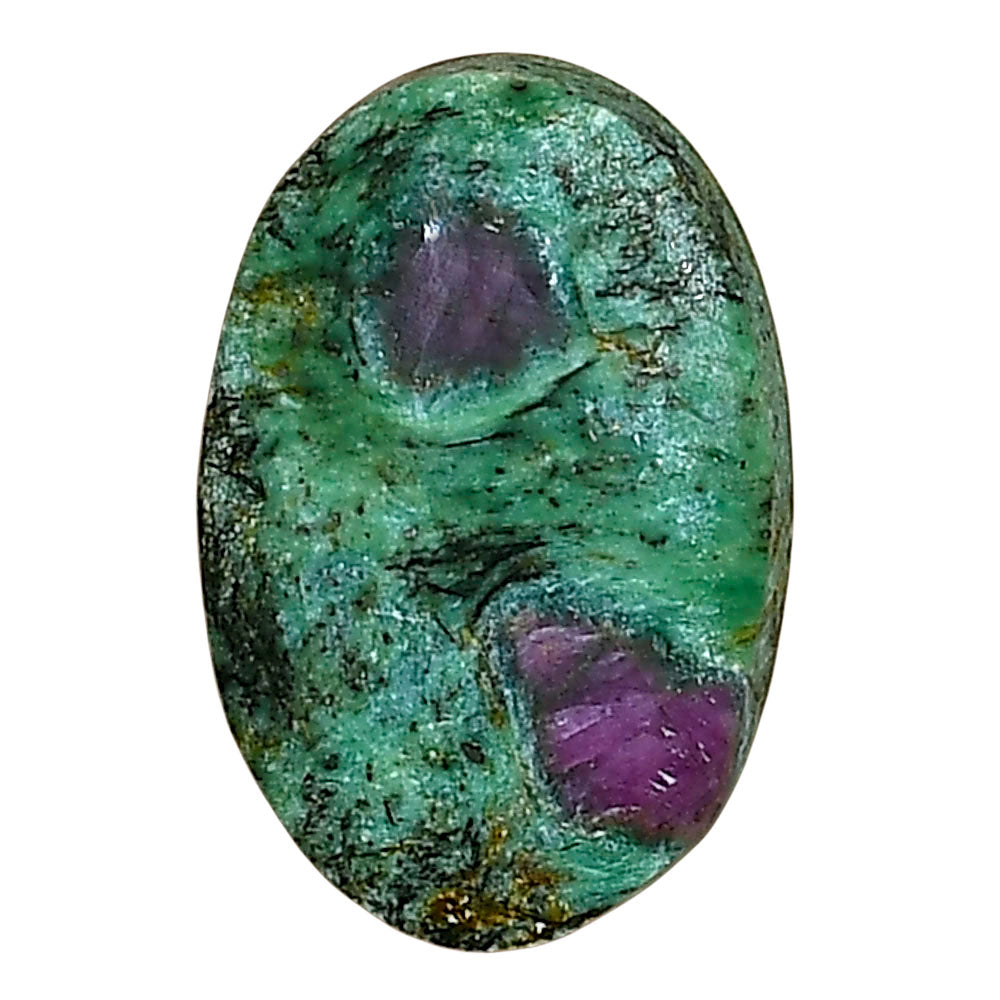 Ruby-In-Fuchsite 22.8x15.1x4.5 mm Oval Gemstone LS03983-68
