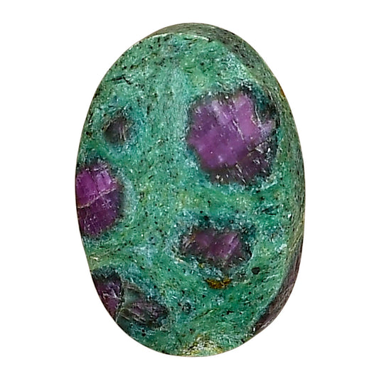 Ruby-In-Fuchsite 23.8x16.2x6 mm Oval Gemstone LS03985-68
