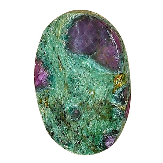 Ruby-In-Fuchsite 23.3x15.4x4.3 mm Oval Gemstone LS03989-68