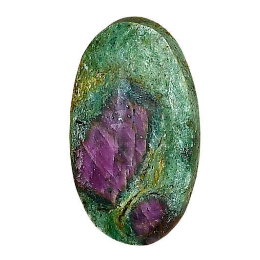 Ruby-In-Fuchsite 24.55x14x5.5 mm Oval Gemstone LS03993-68