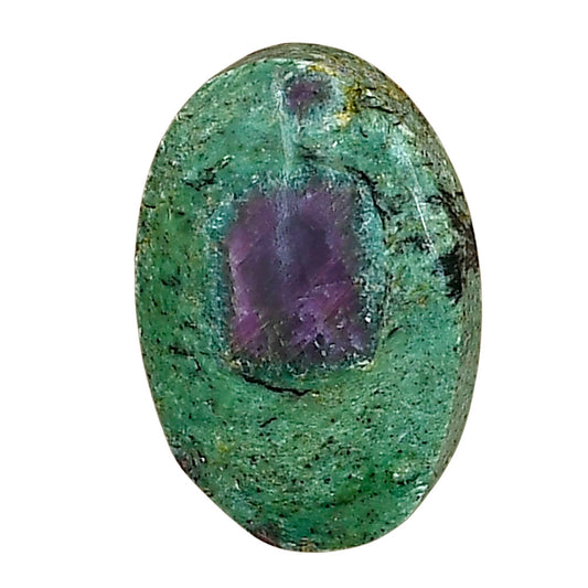 Ruby-In-Fuchsite 22.3x15x5 mm Oval Gemstone LS03995-68