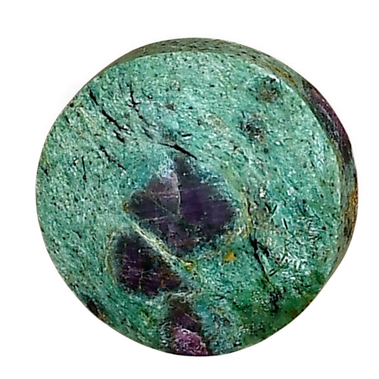 Ruby-In-Fuchsite 17.7x17.7x6 mm Round Gemstone LS04002-68