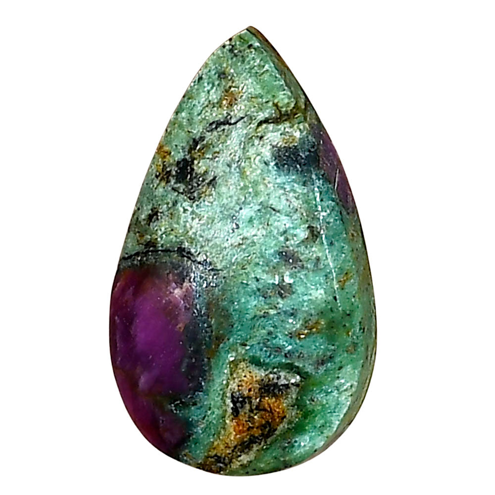 Ruby-In-Fuchsite 26.1x15.55x5.5 mm Pear Gemstone LS04003-68