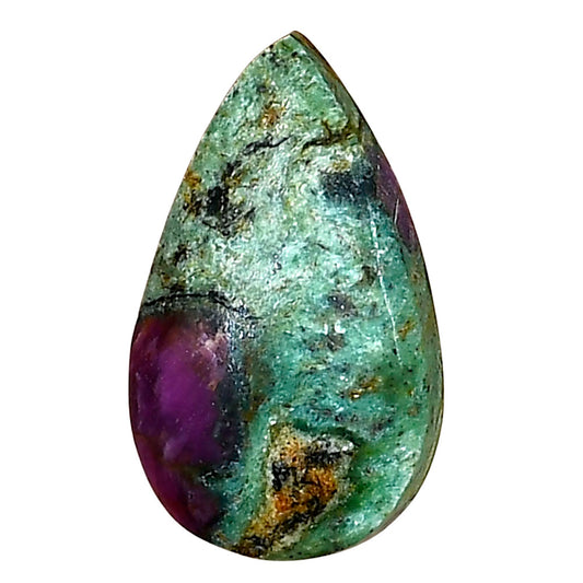 Ruby-In-Fuchsite 26.1x15.55x5.5 mm Pear Gemstone LS04003-68
