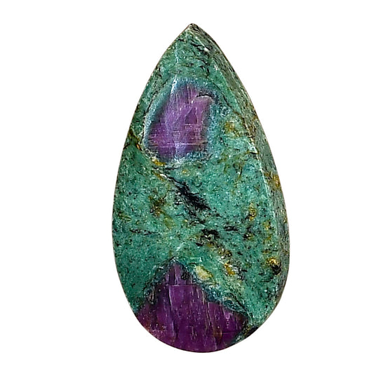 Ruby-In-Fuchsite 28.85x15.4x4.7 mm Pear Gemstone LS04004-68