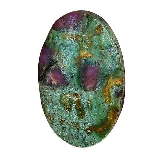 Ruby-In-Fuchsite 26.5x16.75x4.8 mm Oval Gemstone LS04005-68