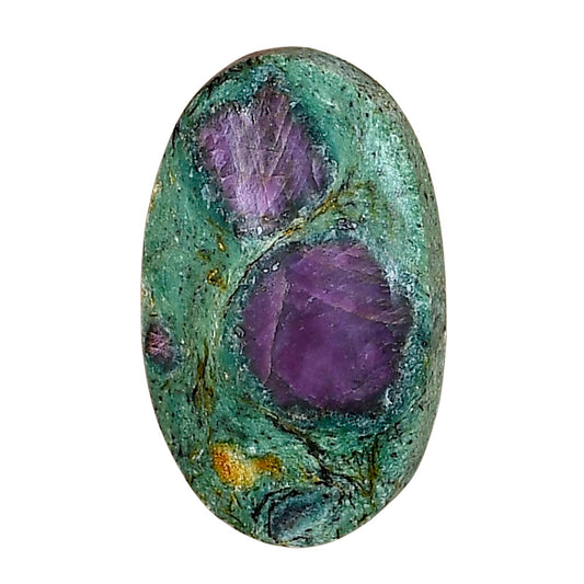 Ruby-In-Fuchsite 26.4x16x5.7 mm Oval Gemstone LS04007-68