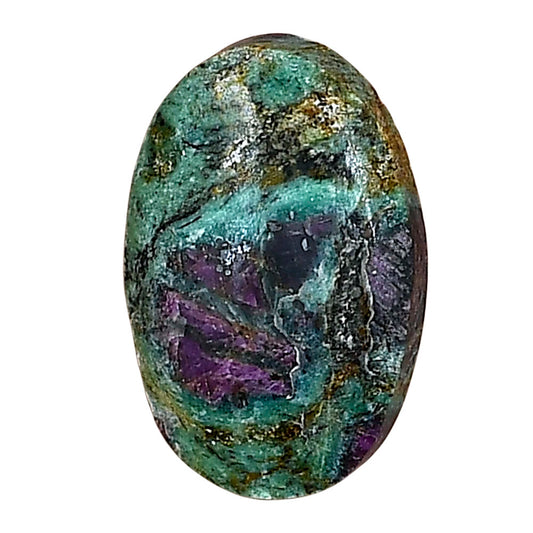 Ruby-In-Fuchsite 21.7x14x5.5 mm Oval Gemstone LS04011-68