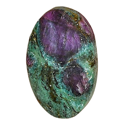 Ruby-In-Fuchsite 22x14x6.3 mm Oval Gemstone LS04013-68