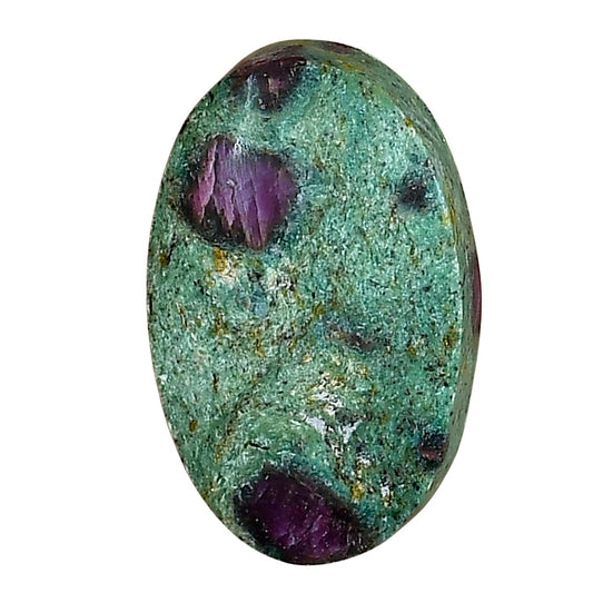 Ruby-In-Fuchsite 26.6x16.8x6 mm Oval Gemstone LS04018-68