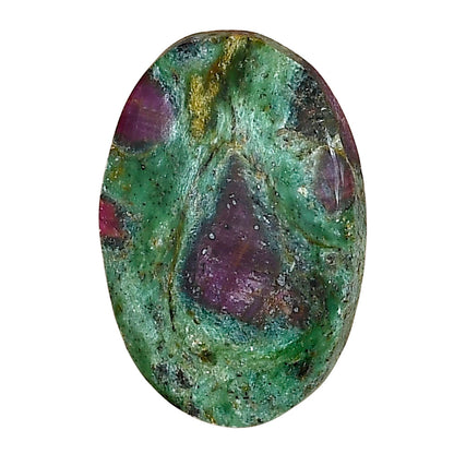Ruby-In-Fuchsite 18.4x17.3x5.5 mm Oval Gemstone LS04023-68