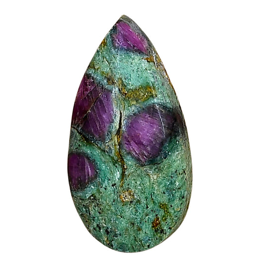 Ruby-In-Fuchsite 29.1x15.15x5.8 mm Pear Gemstone LS04025-68