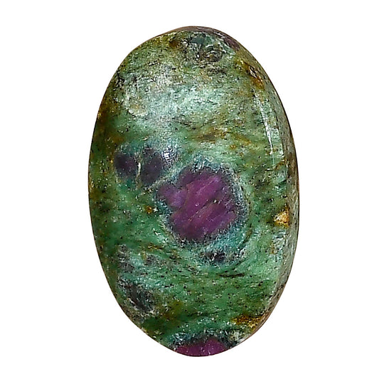 Ruby-In-Fuchsite 26.3x16.6x5.7 mm Oval Gemstone LS04027-68