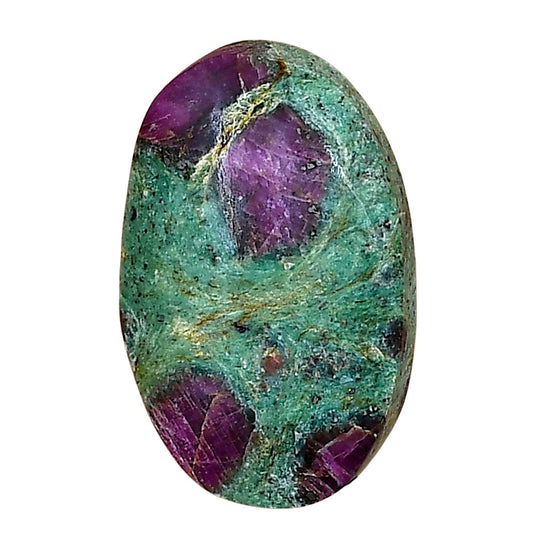 Ruby-In-Fuchsite 26.3x16.6x6 mm Oval Gemstone LS04029-68