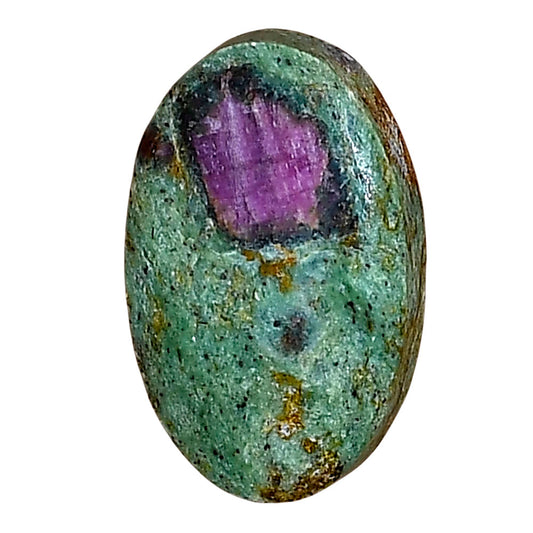 Ruby-In-Fuchsite 22.3x14x6 mm Oval Gemstone LS04031-68