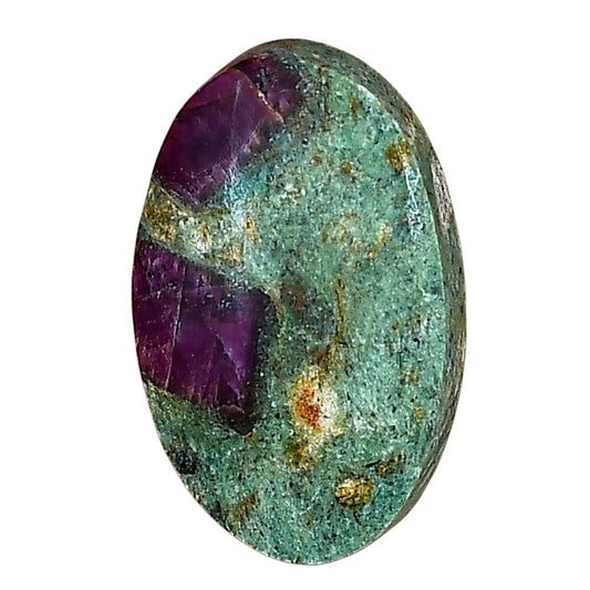 Ruby-In-Fuchsite 26.4x16.4x5.8 mm Oval Gemstone LS04032-68