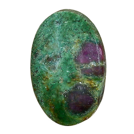 Ruby-In-Fuchsite 26x17x5.5 mm Oval Gemstone LS04034-68