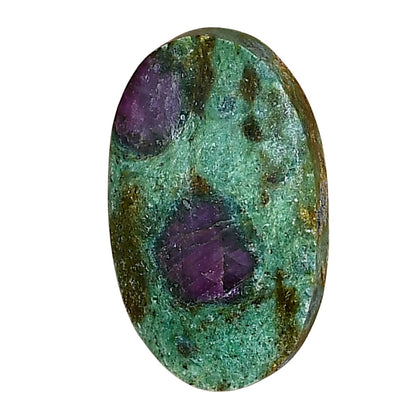 Ruby-In-Fuchsite 25.6x15.3x6 mm Oval Gemstone LS04035-68