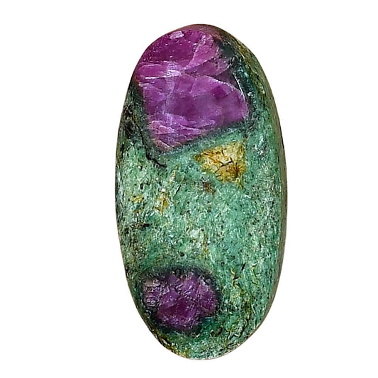 Ruby-In-Fuchsite 28.2x14.45x5.5 mm Oval Gemstone LS04036-68